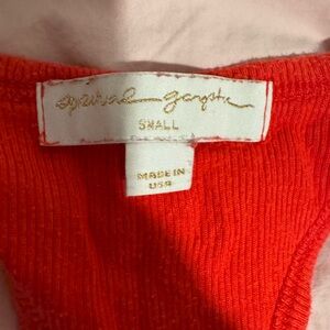 Spiritual Gangster Vibrant Red Knit Top